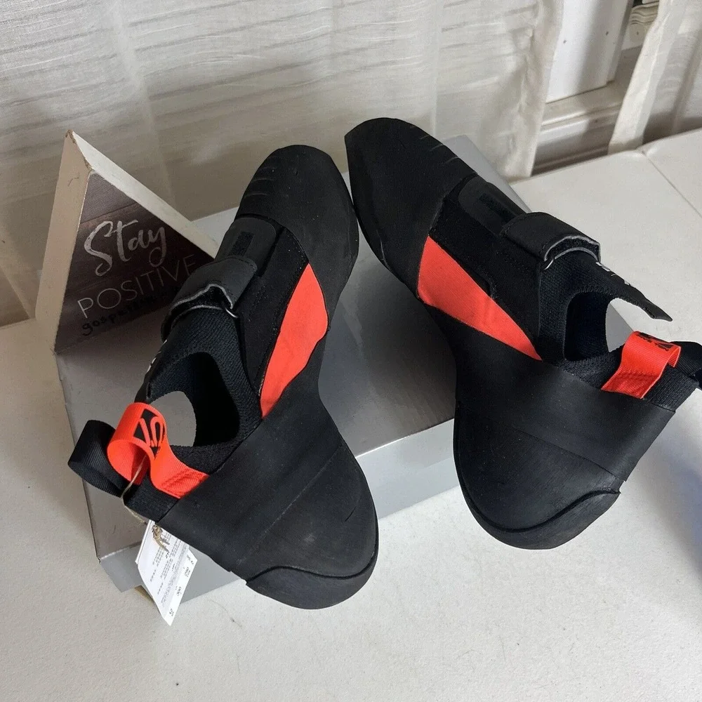 Adidas Five Ten Crawe Rock Climbing Shoes Black‎ Red Concave EG2370 Men Size 12